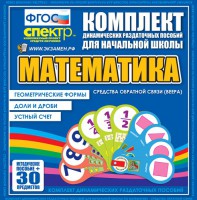 Динамические раздаточные пособия математика (веера). Устный счет, доли и дроби, геометрические формы - fgospostavki.ru - Касимов