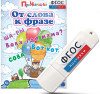 Игры для чтения слов и словосочетаний "От слова к фразе" на USB - носителе - fgospostavki.ru - Касимов