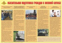 Плакат "Обязательная подготовка граждан к военной службе" - fgospostavki.ru - Касимов