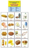 Раздаточные карточки "Продукты питания" - fgospostavki.ru - Касимов