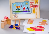 Игровой набор Фребеля "Конструктор деревянный без соединений-2" (Серия "Эксперимент") - fgospostavki.ru - Касимов