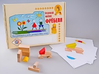Игровой набор Фребеля "Конструктор деревянный без соединений-1" (Серия "Эксперимент") - fgospostavki.ru - Касимов