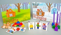 Игровой набор Фребеля "Заюшкина избушка" (серия "Сказочный мир". Выпуск 1) - fgospostavki.ru - Касимов