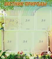 Стенд "Вестник природы" Вариант 3 - fgospostavki.ru - Касимов