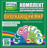 Динамические раздаточные пособия. Окружающий мир (веера). Животные и растения, дорожные знаки. - fgospostavki.ru - Касимов