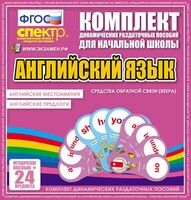 Динамические раздаточные пособия. Английский язык (веера). Английские местоимения, английские предлоги. - fgospostavki.ru - Касимов