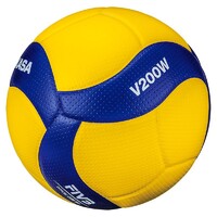 Мяч волейбольный Mikasa V200W (размер 5, синтетическая кожа, профессиональный) - fgospostavki.ru - Касимов