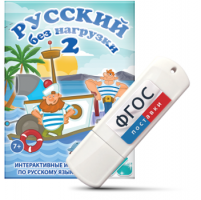 Игры по русскому языку для начальной школы "Русский без нагрузки 2" на USB - носителе - fgospostavki.ru - Касимов
