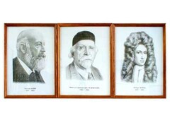 Портреты выдающихся химиков (деревянная рамка, под стеклом) - fgospostavki.ru - Касимов