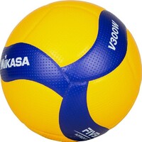 Мяч волейбольный Mikasa V300W (размер 5, синтетическая кожа, профессиональный) - fgospostavki.ru - Касимов
