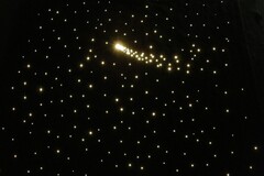 Настенный фибероптический ковер «Звездное небо» 1,45х1,45 м, 120 звезд в комплекте со светогенератором - fgospostavki.ru - Касимов
