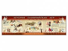Настенное полотно "История Олимпийских игр" - fgospostavki.ru - Касимов