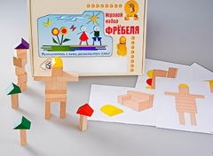 Игровой набор Фребеля "Конструктор деревянный без соединений-3" (Серия "Эксперимент") - fgospostavki.ru - Касимов