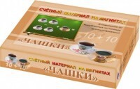 Счетный материал на магнитах "Чашки" - fgospostavki.ru - Касимов