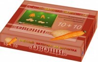 Счетный материал на магнитах "Овощи" - fgospostavki.ru - Касимов
