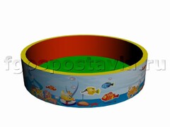 Сухой бассейн круглый с шелкографией - fgospostavki.ru - Касимов