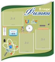 Стенд "В мире физики" - fgospostavki.ru - Касимов