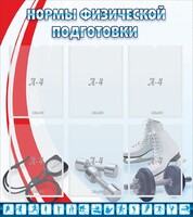 Стенд "Нормы физической подготовки" Вариант 2 - fgospostavki.ru - Касимов