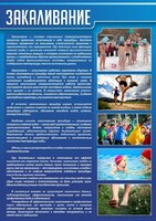 Стенд "Закаливание" - fgospostavki.ru - Касимов