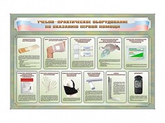 Стенды "Учебно-практическое оборудование по оказанию первой помощи" - fgospostavki.ru - Касимов