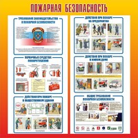 Стенд "Пожарная безопасность" Вариант 4 - fgospostavki.ru - Касимов