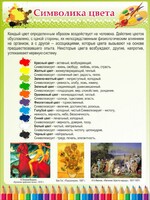 Стенд "Символика цвета" - fgospostavki.ru - Касимов