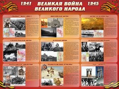 Стенд "Великая война Великого народа" Вариант 1 (9 блоков) - fgospostavki.ru - Касимов