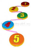 Дорожка "Змейка-шагайка-геометрическая" с цифрами - fgospostavki.ru - Касимов