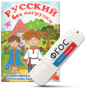 Игры по русскому языку для 1 и 2 классов "Русский без нагрузки" на USB - носителе - fgospostavki.ru - Касимов