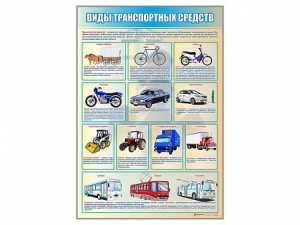 Стенд "Виды транспортных средств" - fgospostavki.ru - Касимов