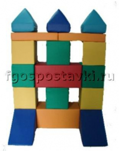 Мягкий модуль-конструктор "Башня" (17 элементов) - fgospostavki.ru - Касимов