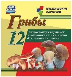 Тематические карточки "Грибы" - fgospostavki.ru - Касимов