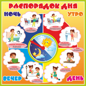 Стенд "Распорядок дня" - fgospostavki.ru - Касимов