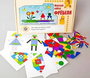 Игровой набор Фребеля "Конструктор плоскостной-4" (Серия "Эксперимент") - fgospostavki.ru - Касимов