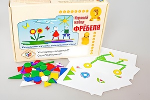 Игровой набор Фребеля "Конструктор плоскостной-2" (Серия "Эксперимент") - fgospostavki.ru - Касимов