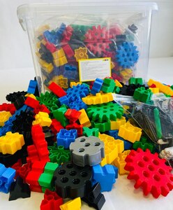Конструктор Шестеренки (STEM Junior) 300 деталей  - fgospostavki.ru - Касимов