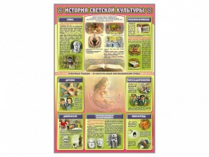 Стенд "История светской культуры" - fgospostavki.ru - Касимов