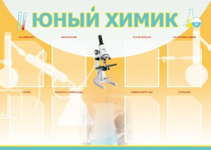 Стенд "Юный химик" Вариант 1 - fgospostavki.ru - Касимов
