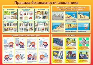 Стенд "Правила безопасности школьника" - fgospostavki.ru - Касимов
