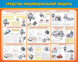 Стенд "Средства индивидуальной защиты" Вариант 2 - fgospostavki.ru - Касимов