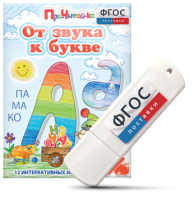 Игры для знакомства с буквами и звуками "От звука к букве" на USB - носителе - fgospostavki.ru - Касимов