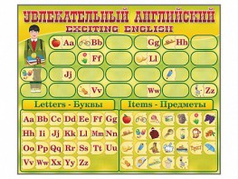 Комплект оборудования "Английский алфавит" с комплектом тематических магнитов - fgospostavki.ru - Касимов