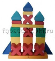 Мягкий модуль-конструктор "Башня" (21 элемент) - fgospostavki.ru - Касимов