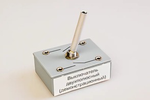 Выключатель двухполюсный (демонстрационный) - fgospostavki.ru - Касимов