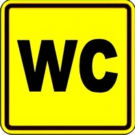 Тактильный знак (WC) 100х100 - fgospostavki.ru - Касимов