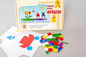 Игровой набор Фребеля "Конструктор плоскостной-1" (Серия "Эксперимент") - fgospostavki.ru - Касимов