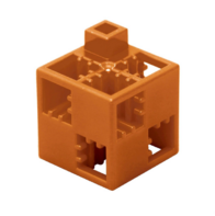 Кубик-основание коричневый 20х20 Artec - fgospostavki.ru - Касимов