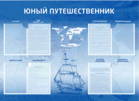 Стенд-уголок "Юный путешественник" - fgospostavki.ru - Касимов