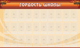 Стенд "Гордость школы" Вариант 2 - fgospostavki.ru - Касимов